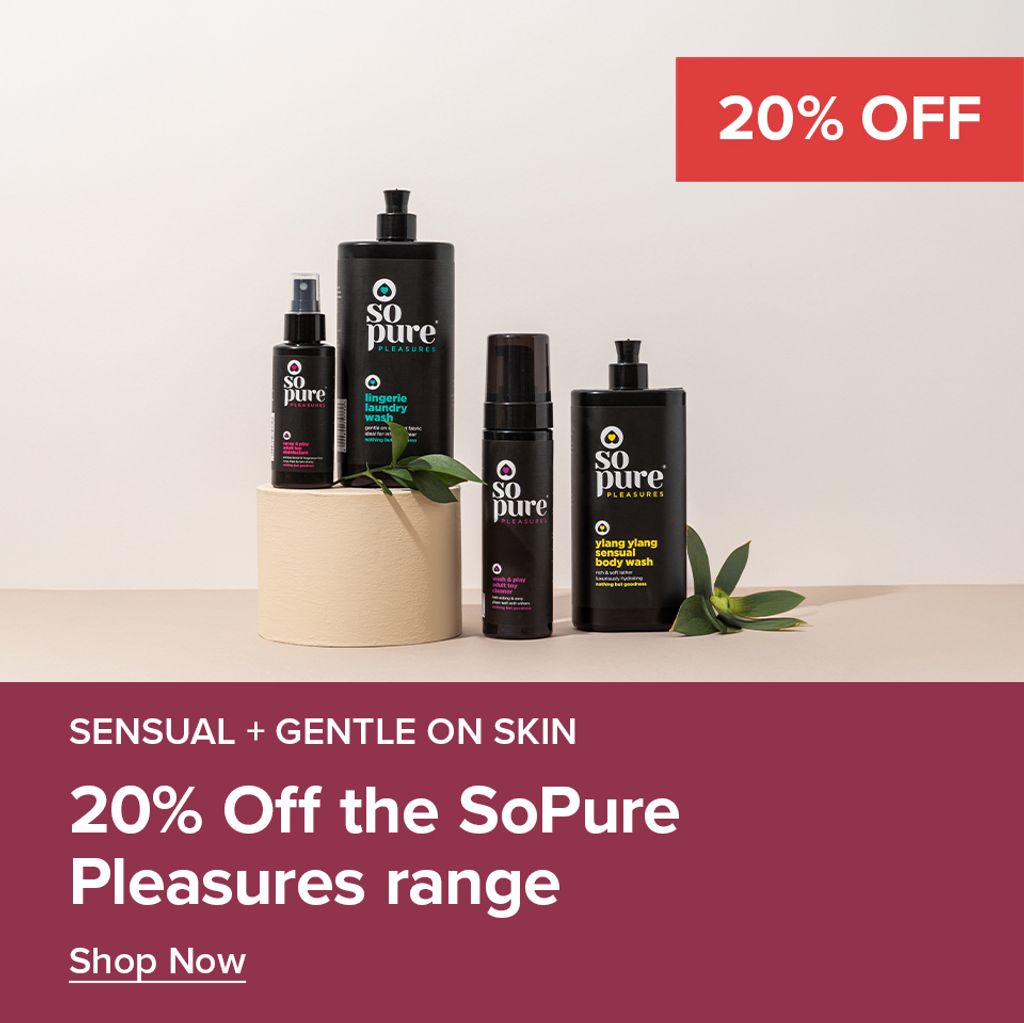 20% Off SoPure Pleasures Range Mobile Banner